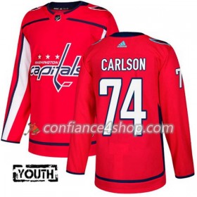 Adidas Maillot de Hockey Washington Capitals John Carlson 74 2017-2018 Rouge Authentic - Enfant